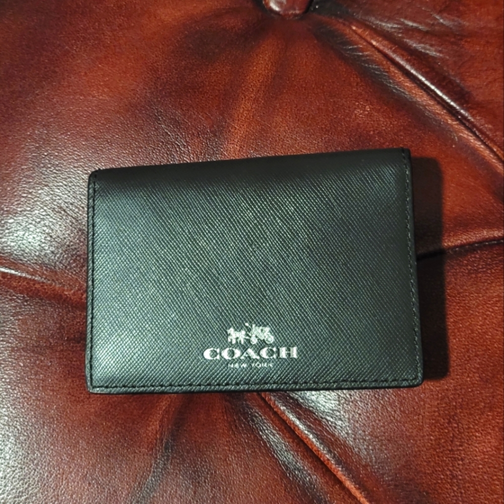 Coach Wallet with silver logo